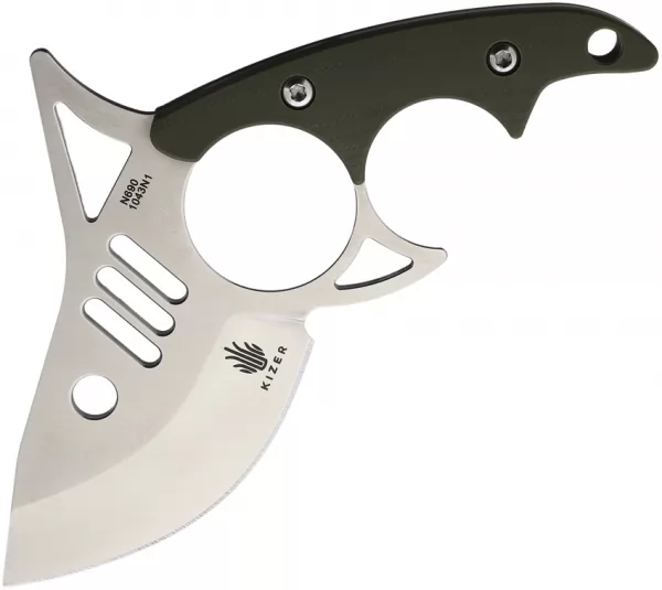 Kizer Cutlery The Shark Tooth Grn G10 KI1043N1