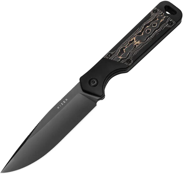 Kizer Cutlery Militaw Fixed Blade Gold KI1067A1