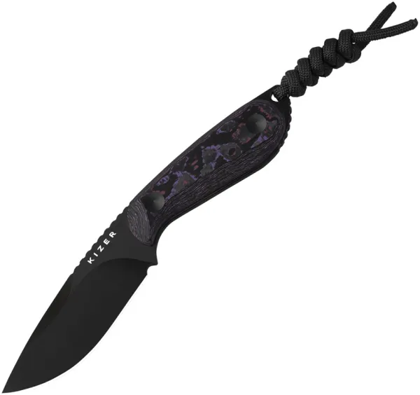 Kizer Cutlery Buddy Fixed Blade Purple Haze KI1081A10