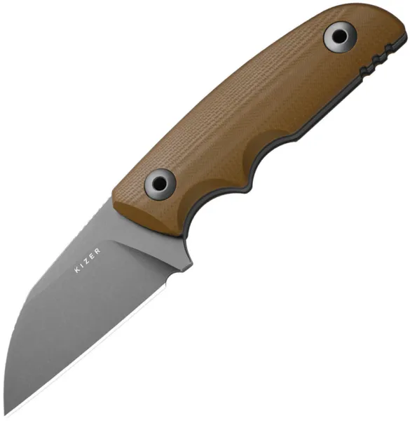 Kizer Cutlery Snick Fixed Blade Brn G10 KI1085A2