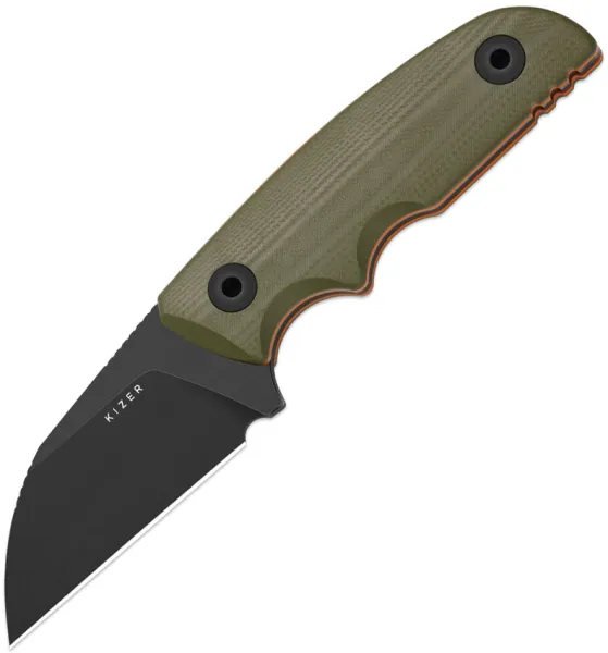 Kizer Cutlery Snick Fixed Blade Grn G10 KI1085A3