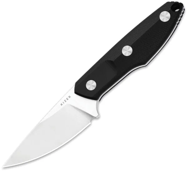 Kizer Cutlery Splinter Fixed Blade Black G10 KI1087A1