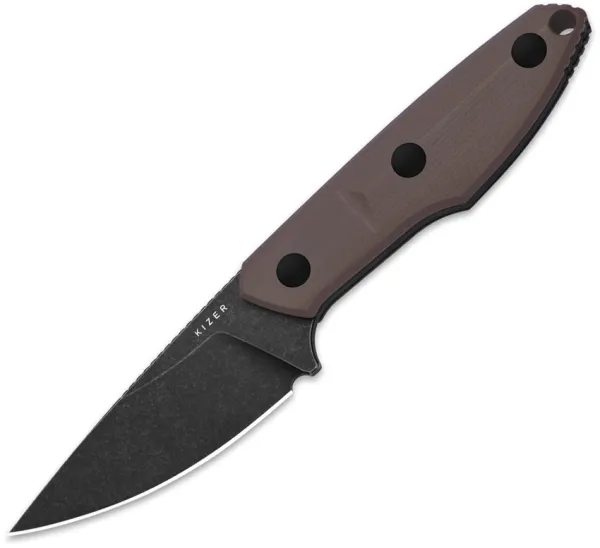 Kizer Cutlery Splinter Fixed Blade Brown KI1087A2