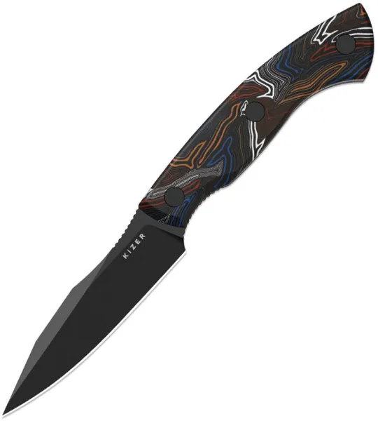 Kizer Cutlery Hissbite Fixed Blade DamG10 KI1109A1