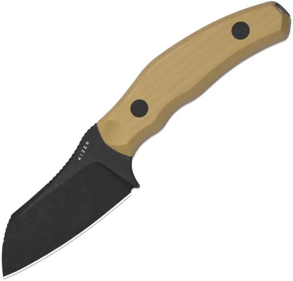 Kizer Cutlery Bulldog Fixed Blade Tan KI1116A2