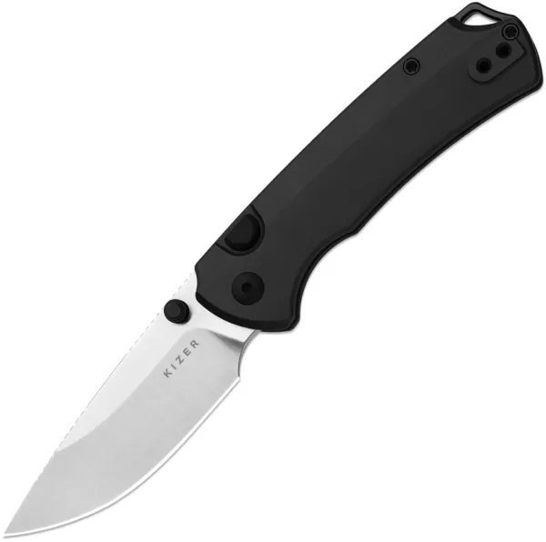 Kizer Cutlery T1 Button Linerlock Black KI34902BDA1