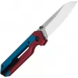 Kizer Cutlery Hyper Button Lock Blue-Red KI3632A1