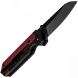 Kizer Cutlery Hyper Button Lock Blk-Red KI3632A2