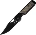 Kizer Cutlery Militaw Framelock Gold CF - KI3634A3