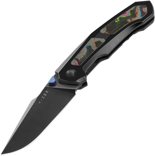 Kizer Cutlery Feweed Framelock 80s Camo KI3694A3