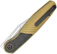 Kizer Cutlery Raze Framelock Gold CF KI3720A3
