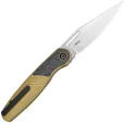 Kizer Cutlery Raze Framelock Gold CF KI3720A3