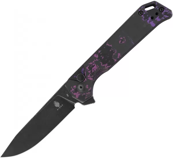 Kizer Cutlery Begleiter 2 Button Lock CF KI44582BA3
