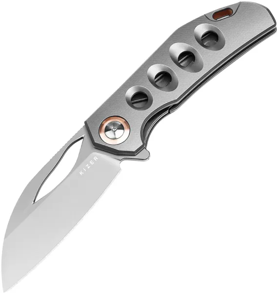 Kizer Cutlery Hawk Linerlock Gray Ti KI4683A2
