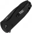 Kizer Cutlery Amicus Button Lock Black G10 KIL3002A1