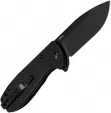 Kizer Cutlery Amicus Button Lock Black G10 KIL3002A1