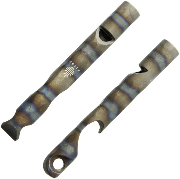 Kizer Cutlery Siren 1 Titanium Whistle Flame KIT106A1