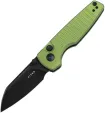 Kizer Cutlery Parakeet Button Lock GrnAL - KIV2706A5