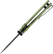 Kizer Cutlery Parakeet Button Lock GrnAL KIV2706A5