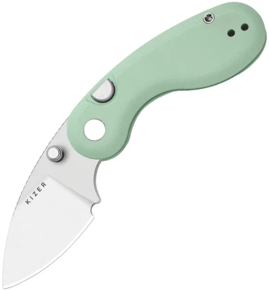 Kizer Cutlery Microbe Button Linerlock Grn KIV2742A4