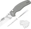 Kizer Cutlery C01C Uti 1 Button Lock Gray - KIV348829JSA1