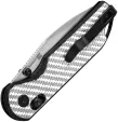 Kizer Cutlery Assassin Clutch Lock Slvr CF KIV3549A3