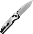 Kizer Cutlery Assassin Clutch Lock Slvr CF KIV3549A3