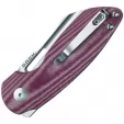 Kizer Cutlery October Linerlock Red Micarta KIV3569A2
