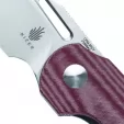 Kizer Cutlery October Linerlock Red Micarta KIV3569A2