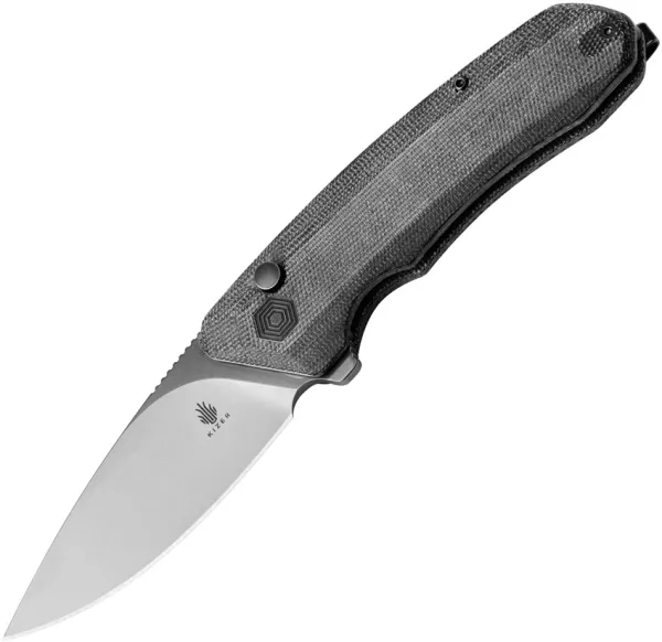 Kizer Cutlery Invictus Button Lock Black KIV3602C1