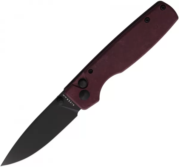 Kizer Cutlery Original Button Lock Redstone KIV3605C3