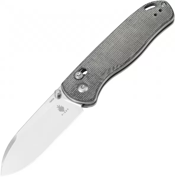 Kizer Cutlery Drop Bear Axis Lock Micarta KIV3619C3