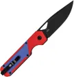 Kizer Cutlery Militaw Framelock Red-Blue KIV3634A2