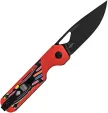 Kizer Cutlery Mini Militaw Framelock Red KIV3634SA2