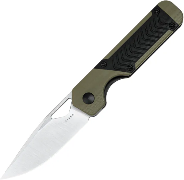 Kizer Cutlery Mini Militaw Framelock Green KIV3634SA6