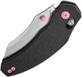 Kizer Cutlery Bulldog Clutch Lock Blk-Pnk KIV3672C1