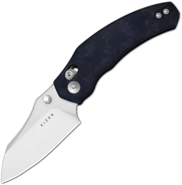 Kizer Cutlery Mini Bulldog Clutch Lock Blue KIV3672SA3
