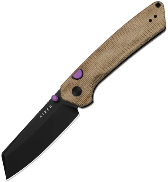 Kizer Cutlery Madrac Button Linerlock Norpl KIV3693BSA1