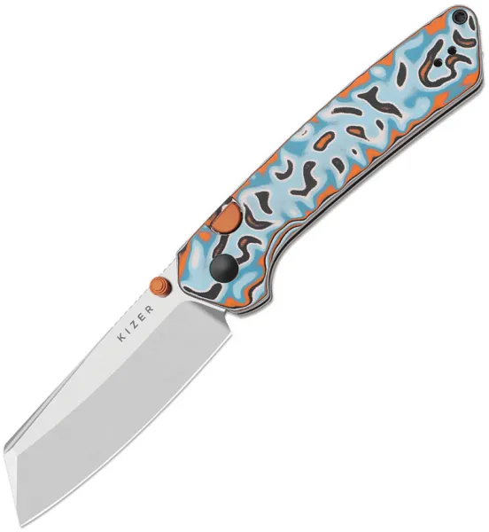 Kizer Cutlery Madrac Button Linerlock Vortex KIV3693BSA2 Kizer Cutlery Madrac Button Linerlock Vortex KIV3693BSA2