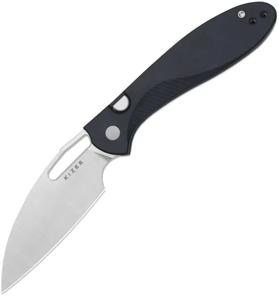 Kizer Cutlery Masu Button Linerlock Blue Can KIV3697A1