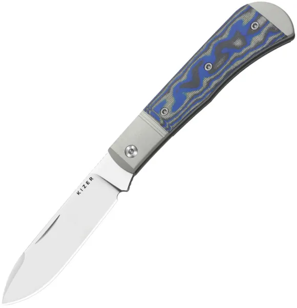 Kizer Cutlery Trestle D Slip Joint Blue KIV3760A2