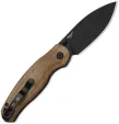 Kizer Cutlery Phoca BD Button Linerlock Brn KIV3781BDA1