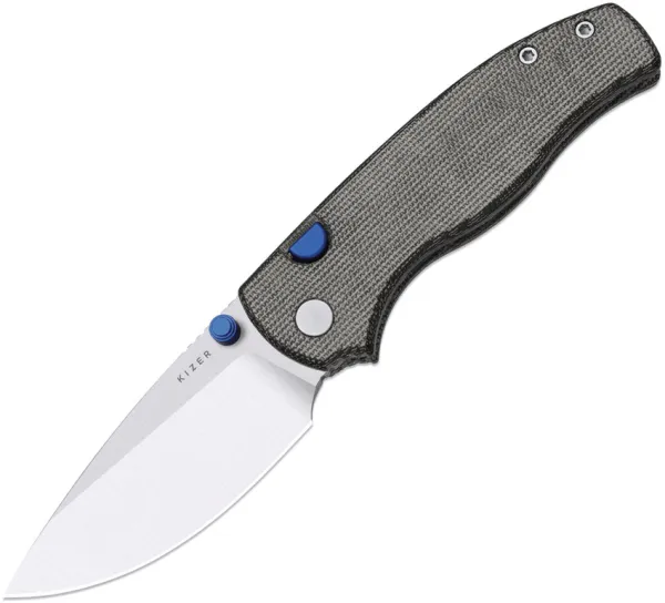 Kizer Cutlery Glaux Button Linerlock Blk KIV3801A1
