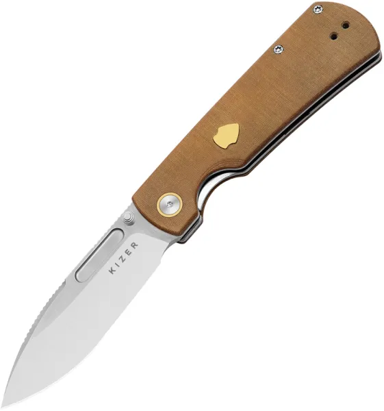 Kizer Cutlery Retro Linerlock Micarta KIV4726A1