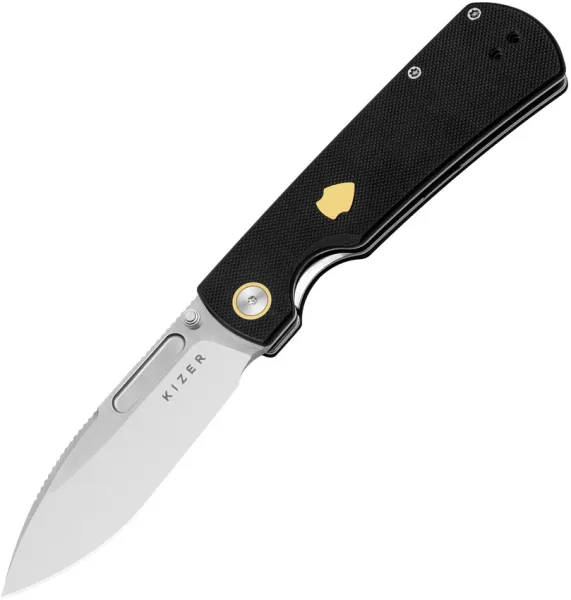 Kizer Cutlery Retro Linerlock Black G10 KIV4726A2