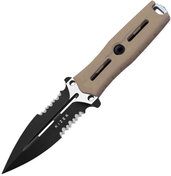 Kizer Cutlery Norcros Fixed Blade Tan KIZXFB01A3