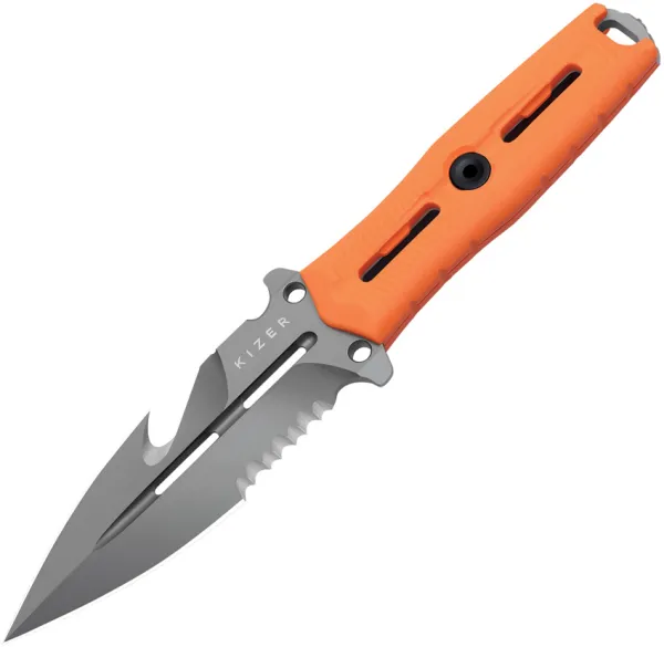 Kizer Cutlery Norcros Fixed Blade Orange KIZXFB01A5