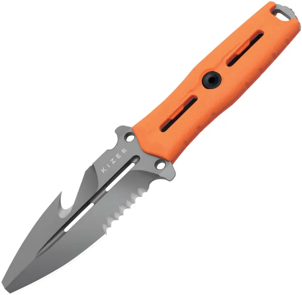 Kizer Cutlery Norcros Fixed Blade Orange KIZXFB01A6