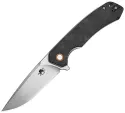 Klaken Knives Ridge Linerlock CF Black - KKNJ146CFBK