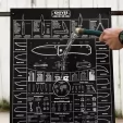 Knafs Co. Black Knife Poster KNF00011